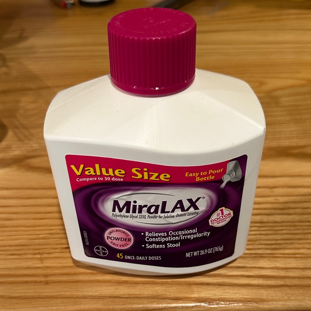Laxative Powder - White and Purple